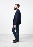 Cotton Jacket in Navy