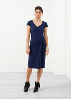 V-Neck Twist Dress